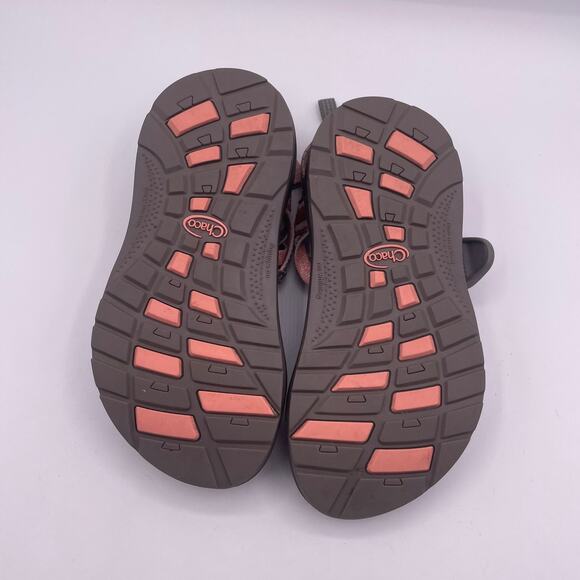Chaco ZX 1Ecotread Sandals Outdoors Pink Burlap Heather Kids Girls 1 - Picture 8 of 8